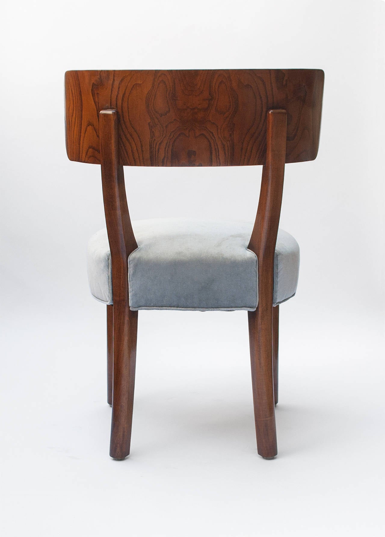 Mid-20th Century Four Swedish Art Deco Dining Chairs by Axel Einar Hjorth for NK Stockholm