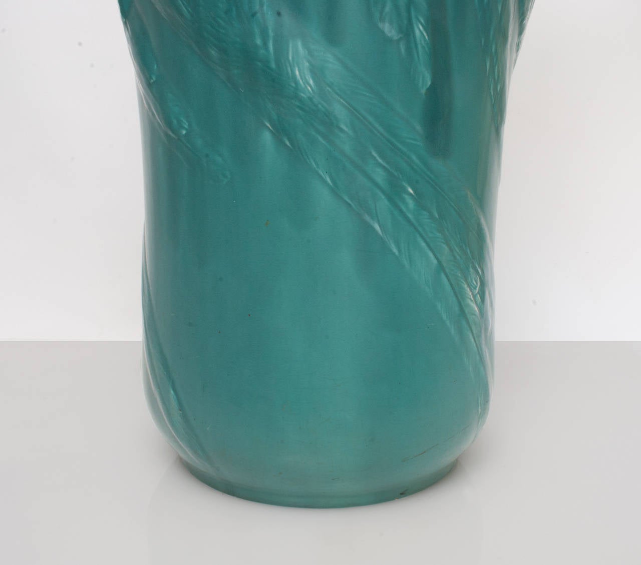 Large Swedish Ceramic Umbrella Stand or Vase by Alf Wallander for