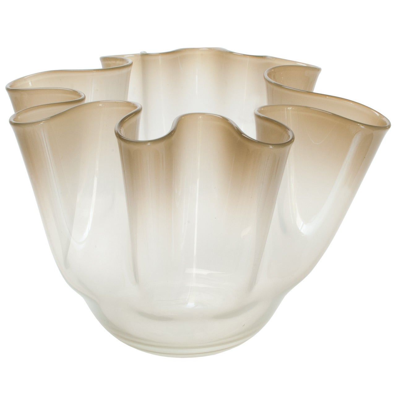 Danish Mid-Century Modern Bowl or Vase by Kylle Svanlund, Holmgaard For Sale