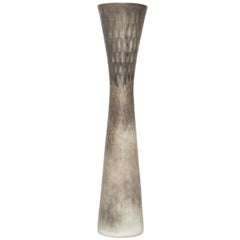 Scandinavian Modern Ceramic Vase with Hourglass Shape, Carl-Harry Stålhane