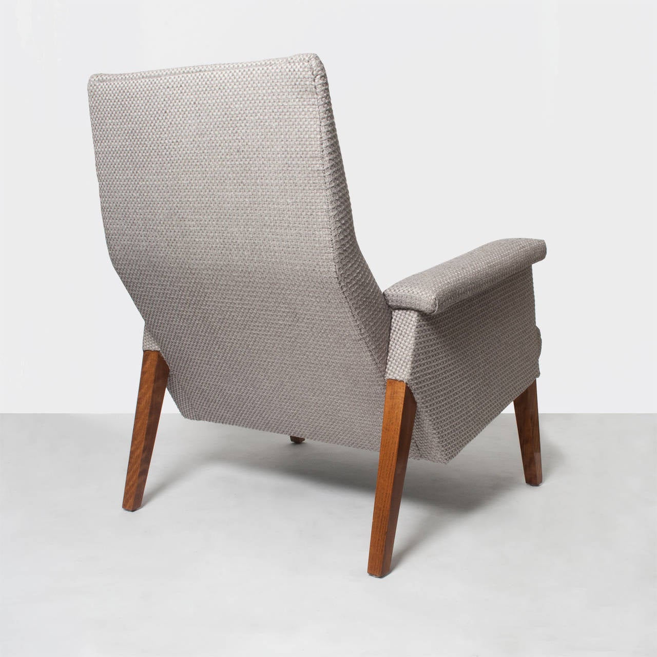 Scandinavian Modern Midcentury Modern Armchairs with Angular Form 2