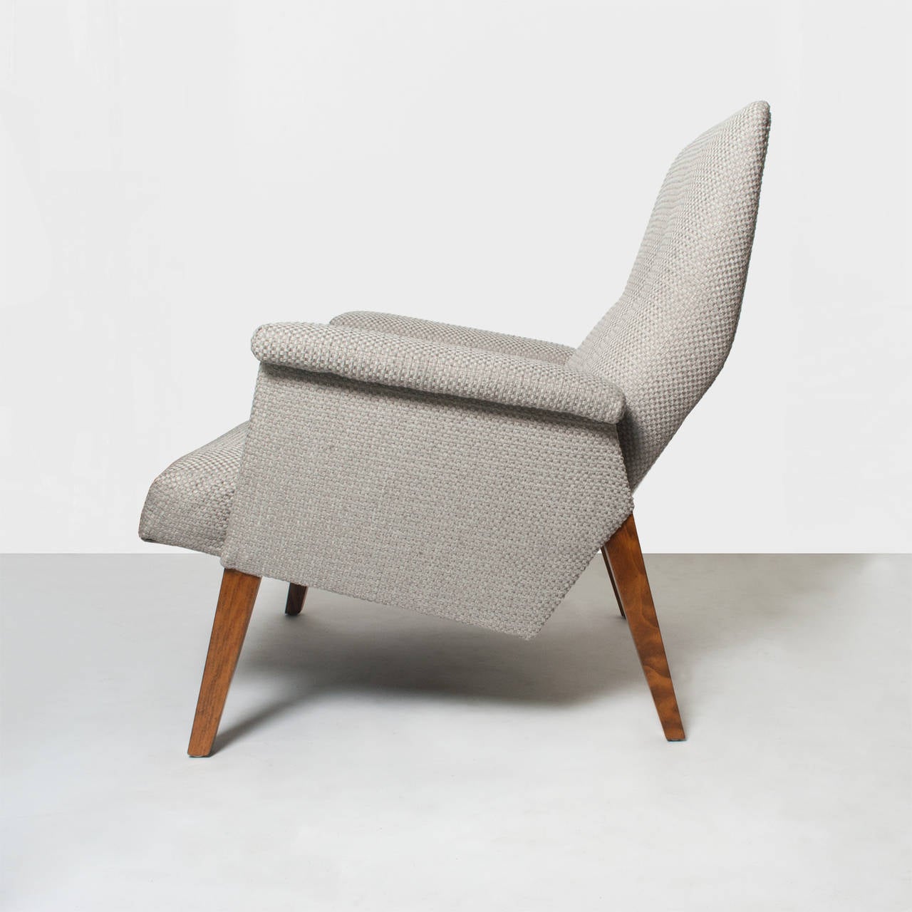 Scandinavian Modern Midcentury Modern Armchairs with Angular Form 1