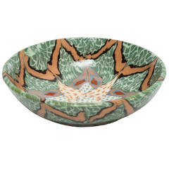 Vintage Small French Vallauris Bowl by Ceramicist Jean Gerbino