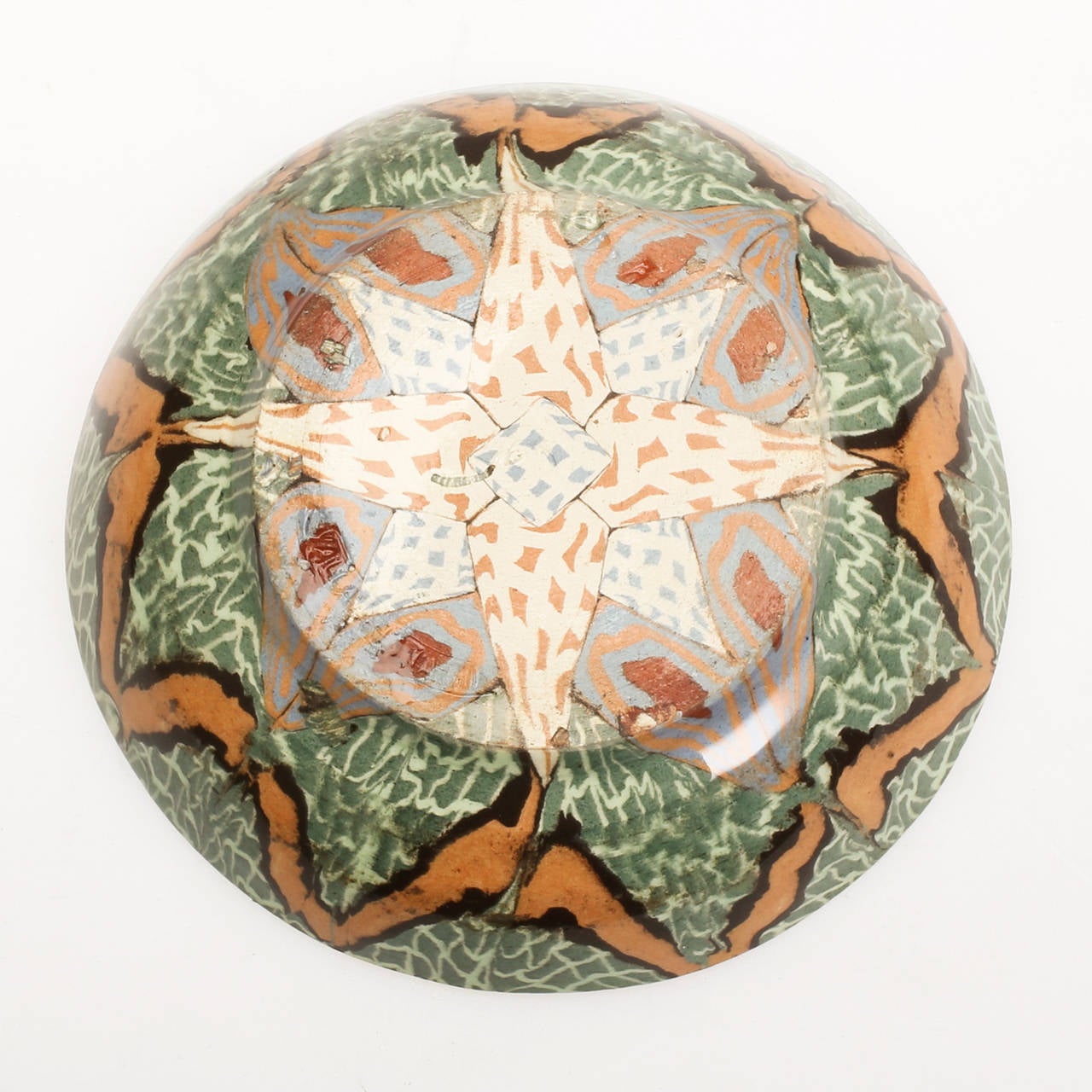 Small French Vallauris Bowl by Ceramicist Jean Gerbino In Excellent Condition In New York, NY