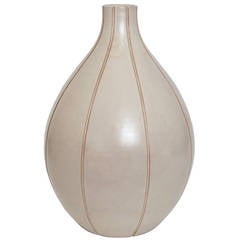 Huge Swedish Ceramic Art Deco Vase by Ewald Dahlskog 11