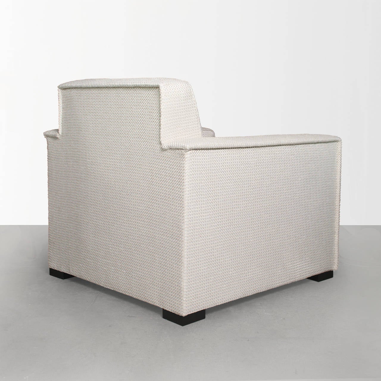 Lacquered Scandinavian Modern Lounge Chair by Designer Artist Jules Schyl, Sweden, 1930s