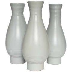 Group of Large Swedish Art Deco Vases by Artist Ewald Dahlskog for Bo Fajans 5