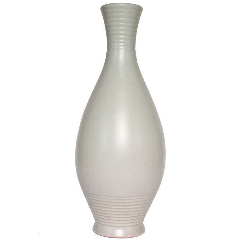 A Large Swedish Art Deco Vases By Artist Ewald Dahlskog For Sale