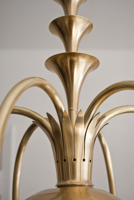 Fantastic Swedish Art Deco chandelier, Elis Bergh, C.G. Hallberg 1