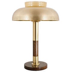 Swedish Art Deco table lamp by Harald Notini for Bohlmarks