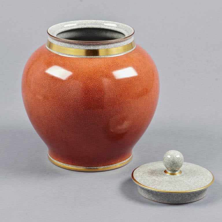 coral ceramic vase