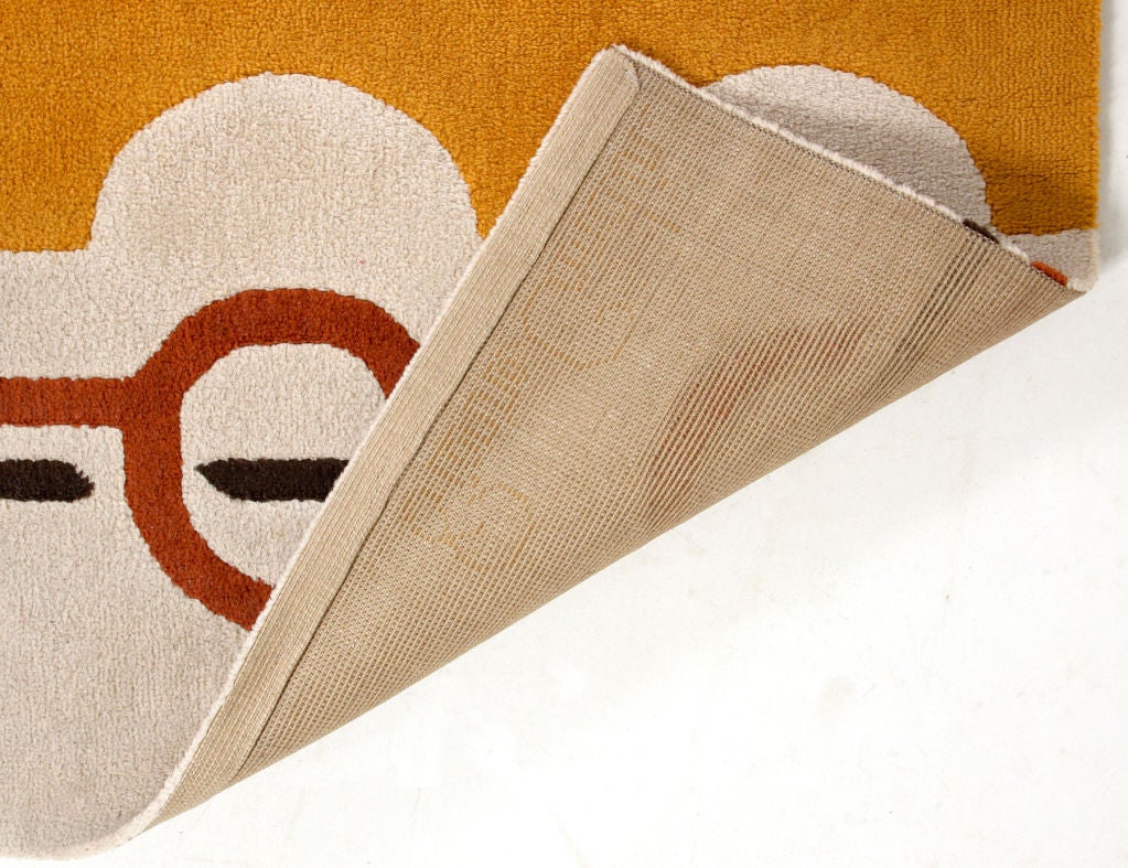 Mid-Century Modern Pierre Cardin rug designed in his Paris Atelier made in Denmark