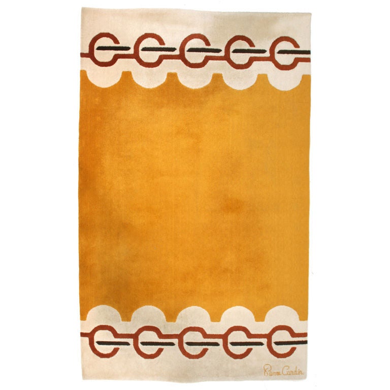 Pierre Cardin Rug Designed In His Paris Atelier Made Denmark At Pierre Cardin Rug Designed In His Paris Atelier Made Denmark For