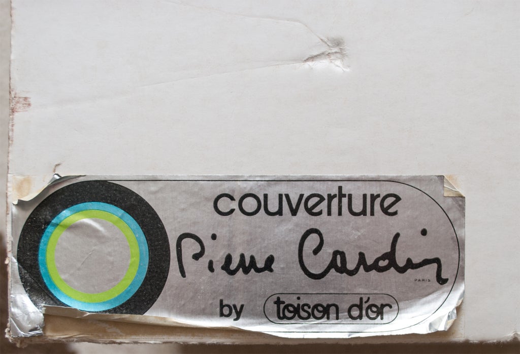 Pierre Cardin couverture, 1970 vintage new in box 