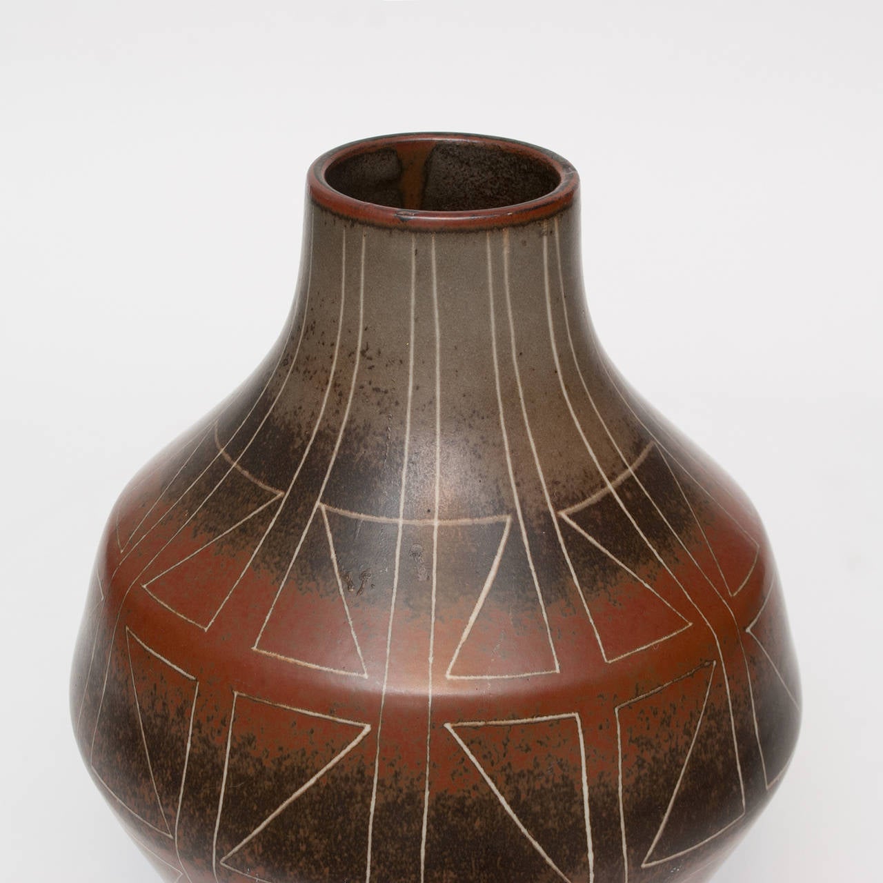 Swedish Large Unique Vase by Einar Lynge-Ahlberg for Rorstrand, Scandinavian Modern