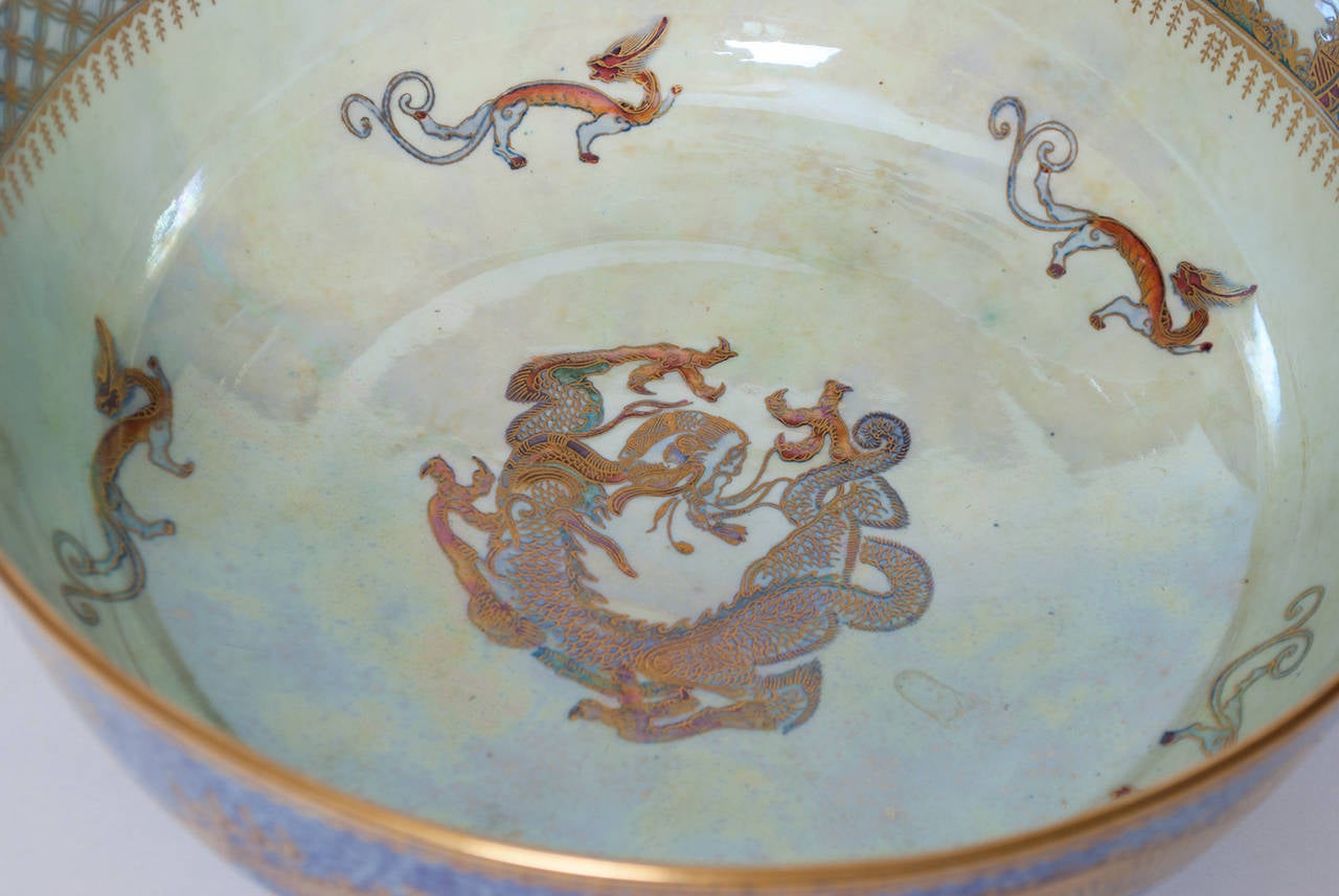 wedgwood lustre dragon bowl