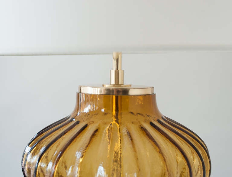 Polished Scandinavian Modern Table Lamp by Christer Sjogren, Sweden