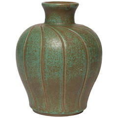 Ewald Dahlskog Art Deco ceramic vase for Bo Fajans.