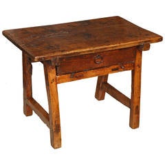 Antique Early 19th Century Walnut Side Table