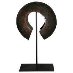 Early 20th Century Copper 'Mbole' Currency on Iron Stand 7