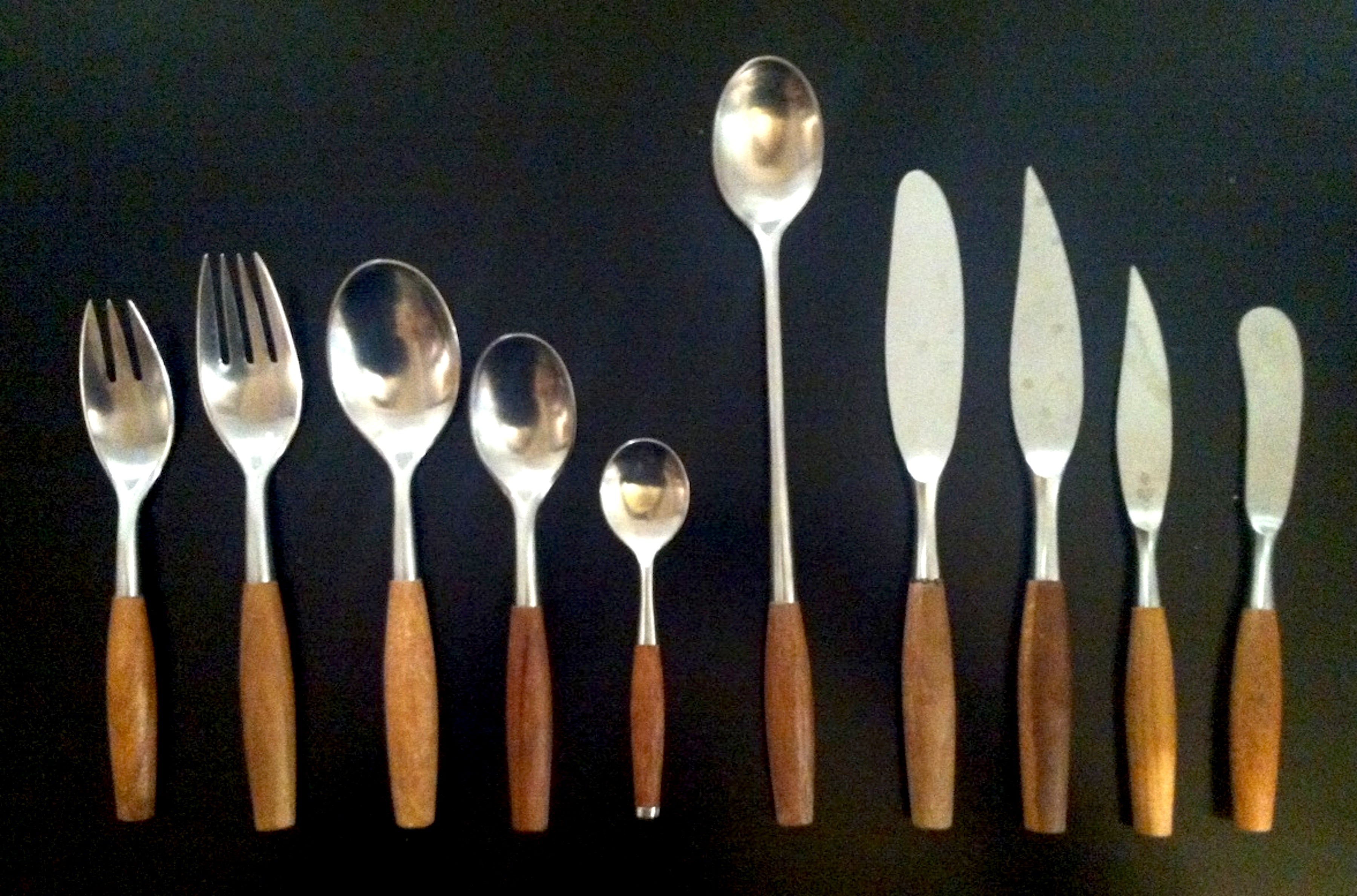 163 piece Jens Quistgaard for Dansk “Fjord” Flatware & Serving Set