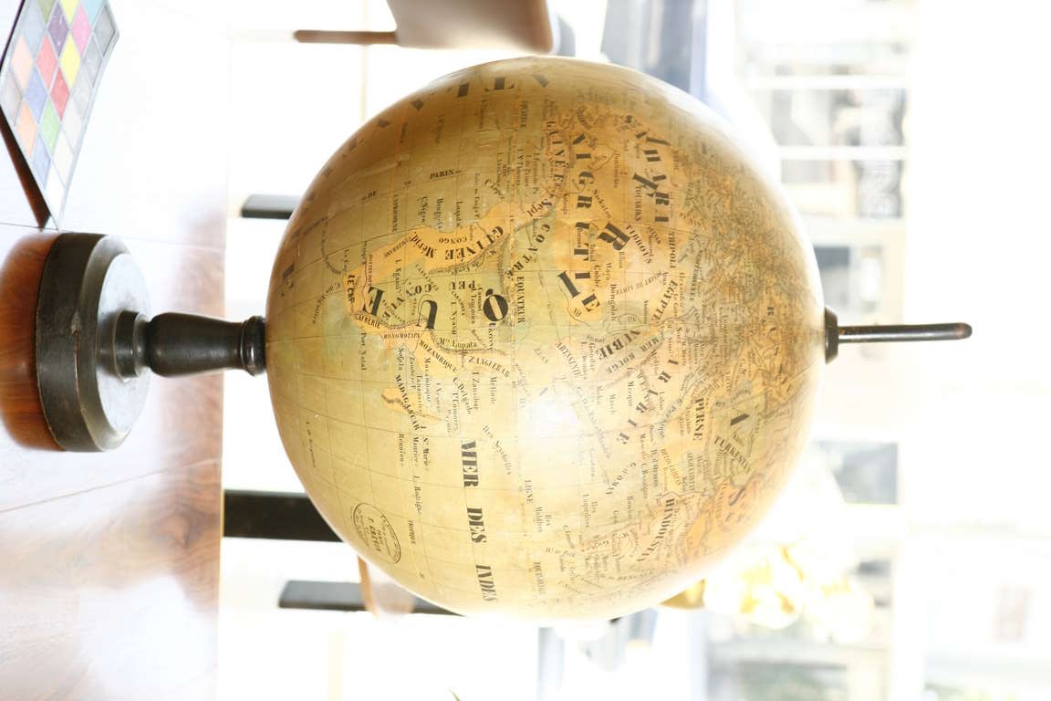 Turn of the Century French Globe
