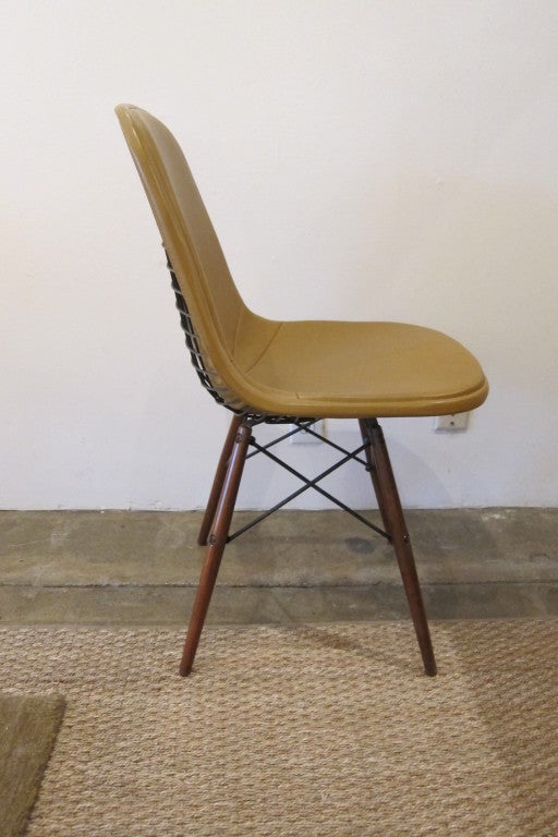 Mid-20th Century Pair of Eames DKW Chairs