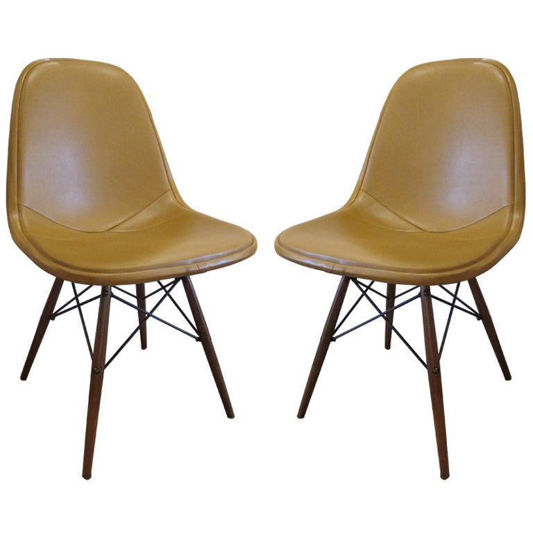 Pair of Eames DKW Chairs