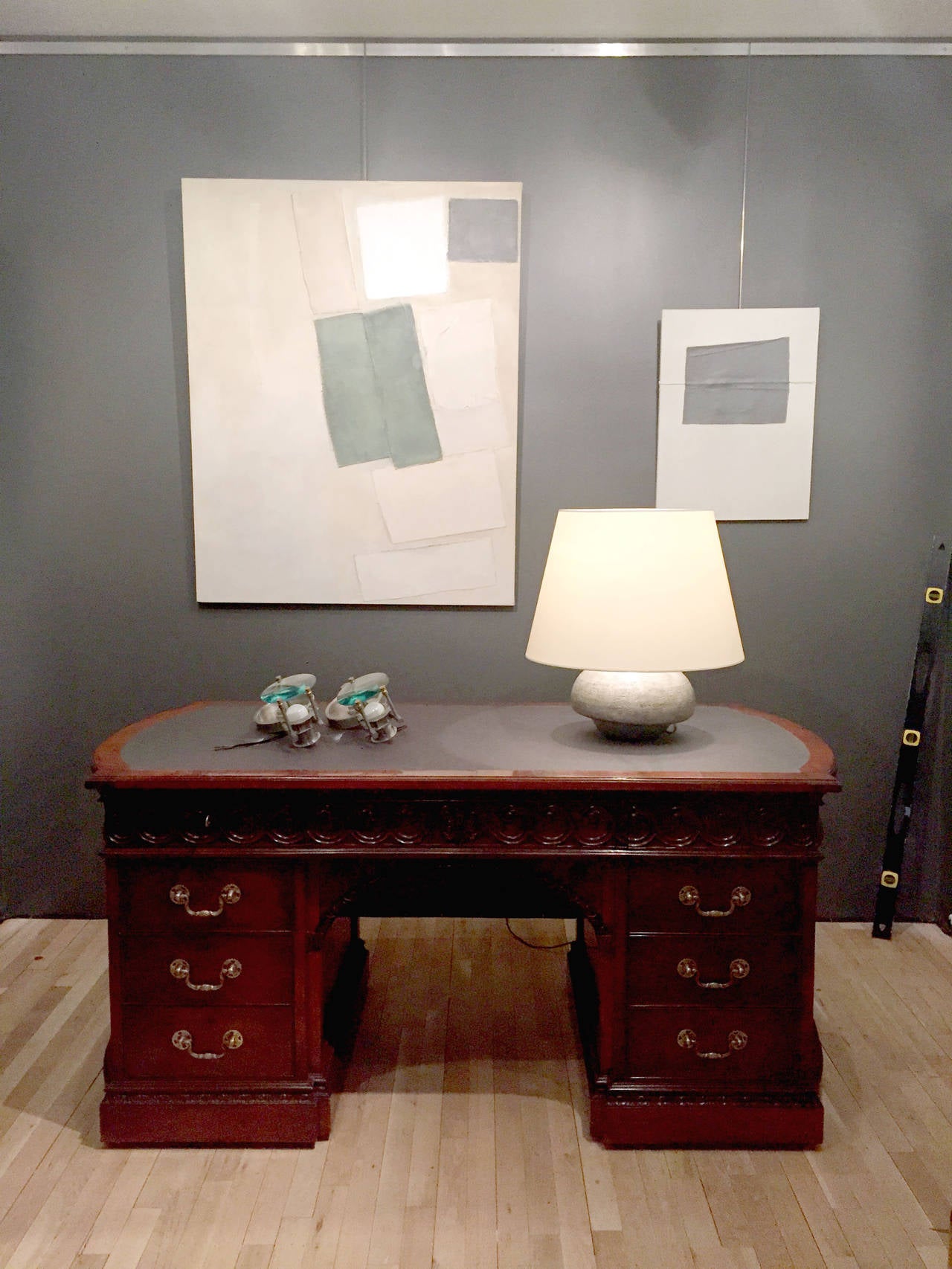 Georgian Mahogany Library Table For Sale 2