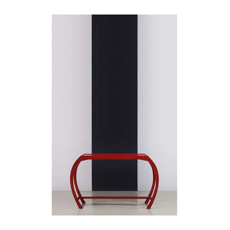Modern Red Lacquer Altar Table