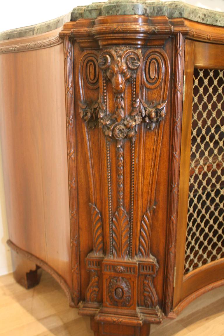 18th Century and Earlier Neoclassical Mahogany Cabinet For Sale