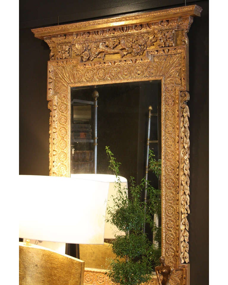 Rare Pair of Early Georgian Giltwood Pier Mirrors in the Manner of William Kent 2