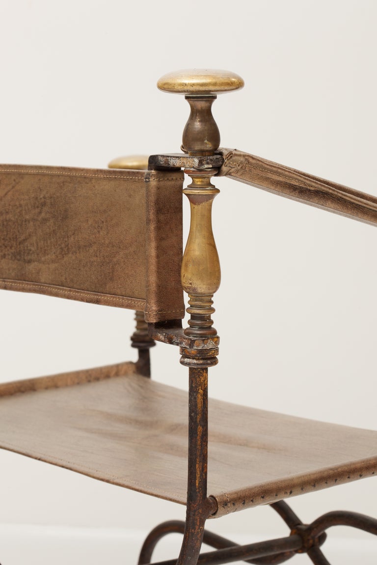 Late 19th Century Italian Curule Chair 2