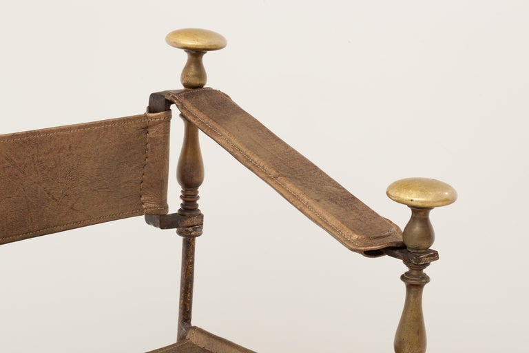 Late 19th Century Italian Curule Chair 3