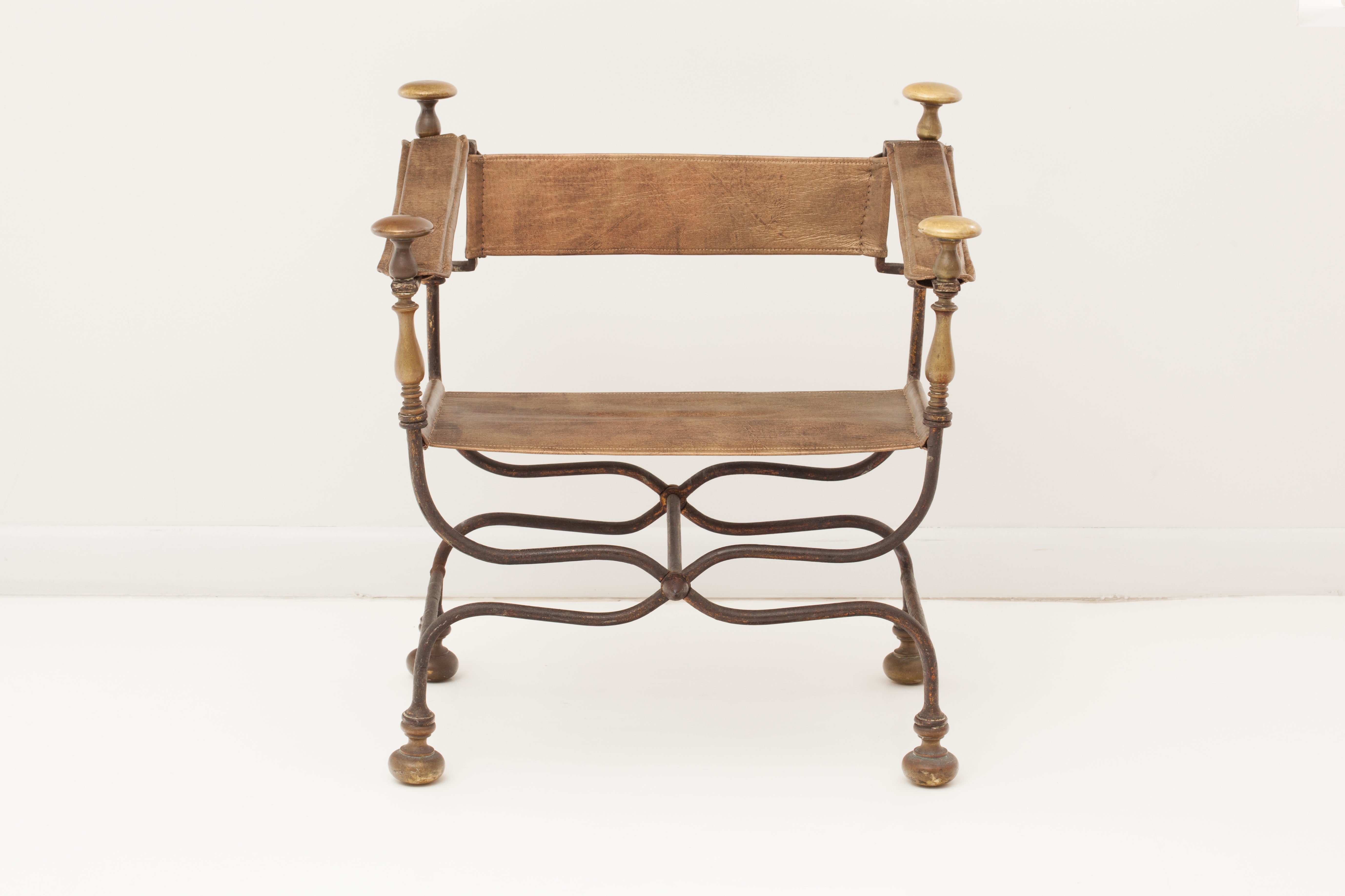 Late 19th Century Italian Curule Chair