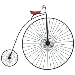 Curtis Jere Penny Farthing Wandskulptur