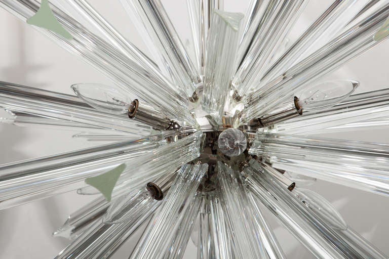 Crystal Sputnik Chandelier by Venini for Camer, SALE In Excellent Condition In New York, NY