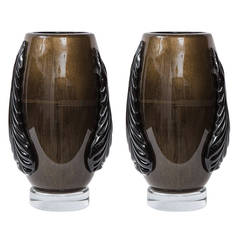 Pair of Murano Glass Vases by Pino Signoretto 11