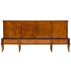 Hungarian Art Deco Sideboard with Exotic Wood Inlay 3