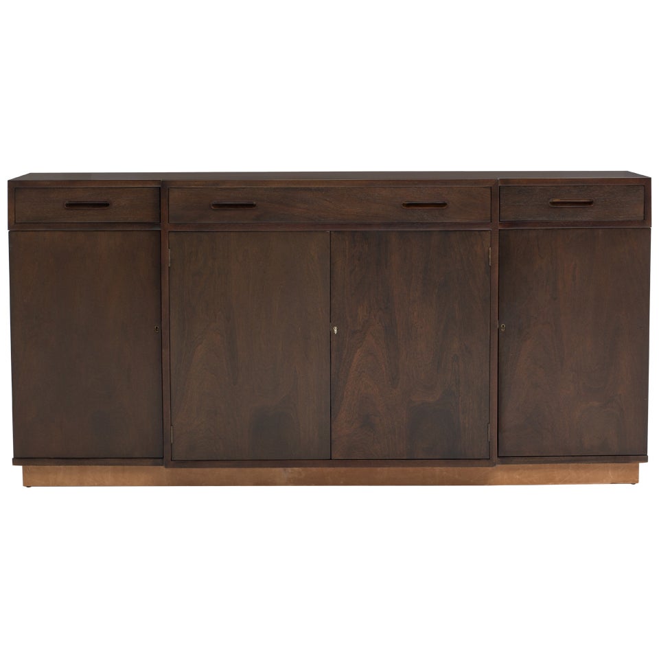 Edward Wormley Walnut Sideboard for Dunbar