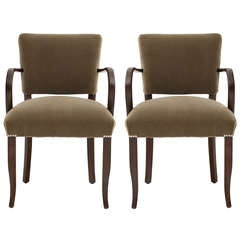 Pair of French 1940's Arm Chairs, SALE