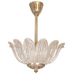 Orrefors Crystal Petal Chandelier by Carl Fagerlund for Orrefors