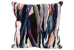 Missoni Inspired Sheared Beaver Pillow, 2 available
