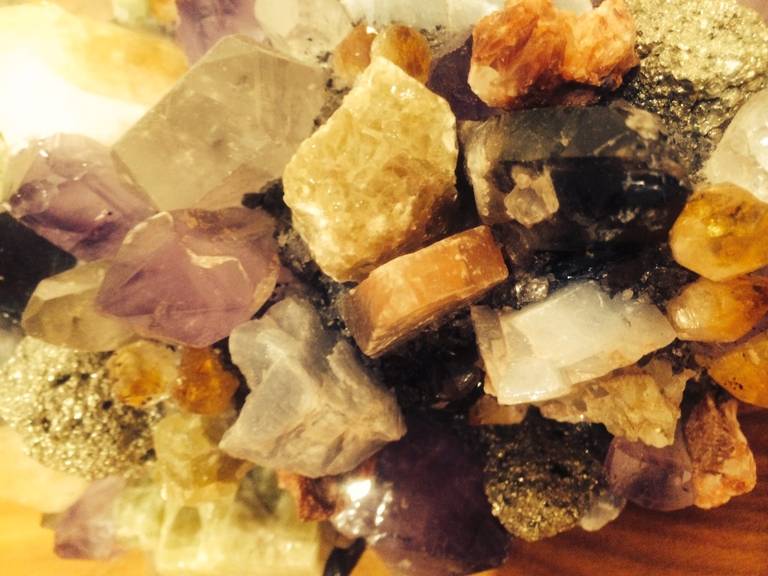 Large Semi Precious Quartz Box