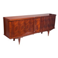 French Art Deco Cheveron Patterned Sideboard