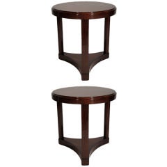 Pair of Mahogany Side Tables by Edward Wormley