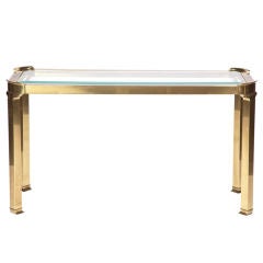Brass Console by Mastercraft