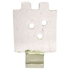 Modernist Glass Block Sculpture by Luciano Gaspari