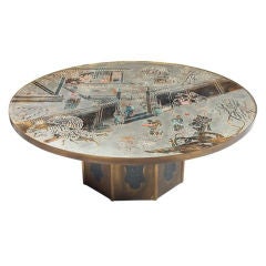 LaVerne Chan Series Etched Bronze Coffee Table