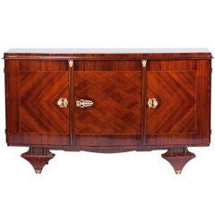 1940's French Art Deco Sideboard in the manner of Jules Leleu